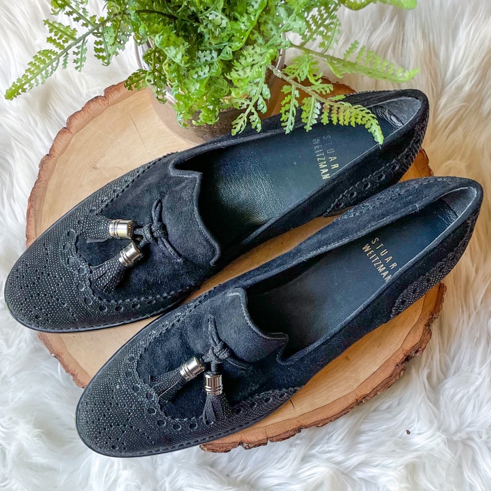 Stuart Weitzman Guything Tassel Wingtip Loafers - image 6